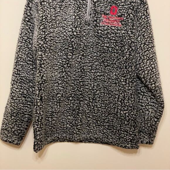 Top of the World M Ohio State College of Medicine gray black turtleneck fleece - Picture 8 of 9